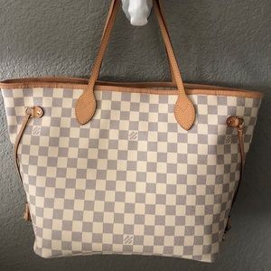 Louis Vuitton Damier azur Neverfull MM
